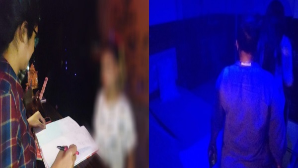 छापेमारी के दौरान मिला आपत्तिजनक सामान