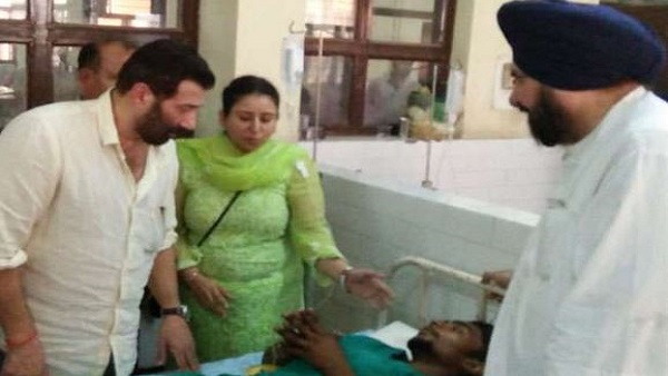 घायलों से मिलने अस्पताल पहुंचे सनी देओल
