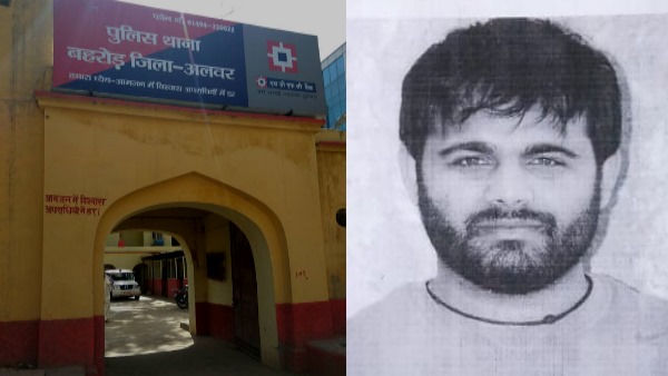 बहरोड़ पुलिस थाने में मचा हड़कंप