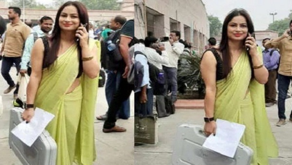 फिर चर्चा में हैं पीली साड़ी वाली महिला फिर चर्चा में हैं पीली साड़ी वाली महिला