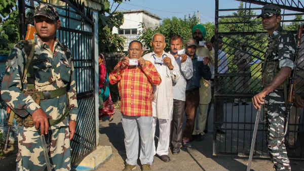 record 98.3 percent voting in the first ever BDC election in Jammu Kashmir