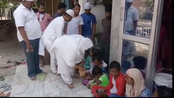 कानपुर के जाजमऊ लगा दुर्गा पंडाल