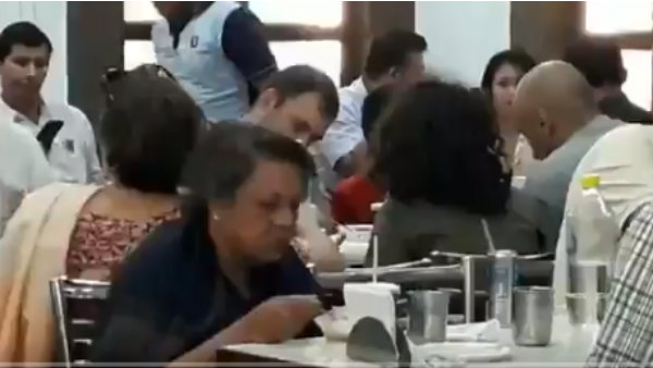 rahul gandhi enjoys chaat at delhis bengali market after haryana-maharashtra elections campaign