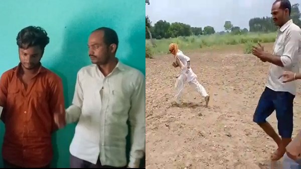 खेतों में अकेली युवकी का बनाया वीडियो