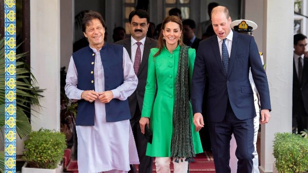 पांच दिन के दौरा पर शाही जोड़ा आया है पाकिस्तान
