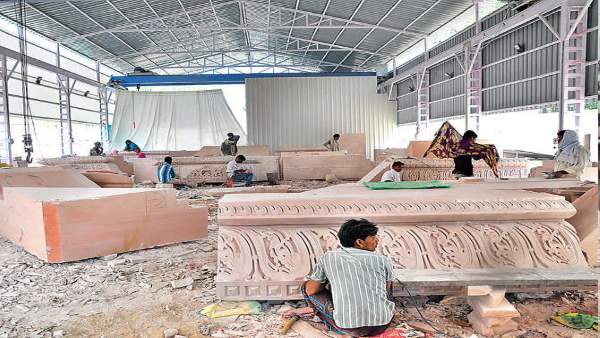 राम मं​दिर में लगेगा भरतपुर के बंसी पहाड़पुर का पत्थर