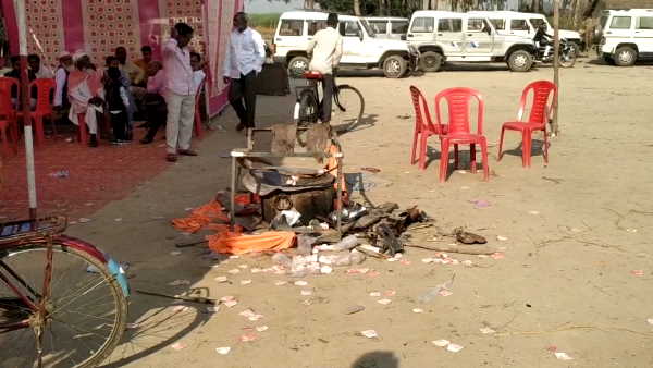 Coffee machine blast in marriage