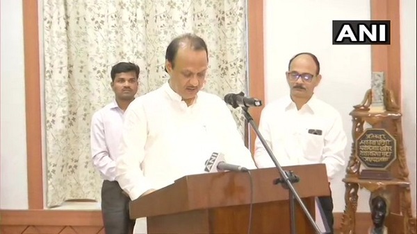 बीजेपी के साथ आए अजीत पवार