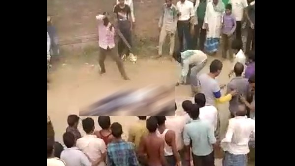 पत्नी की हत्या की तो गुस्साए ससु​रालियों ने पति को मारा