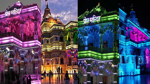 वृंदावन में है 94 कलामंडित स्तंभों वाला प्रेम मंदि‍र