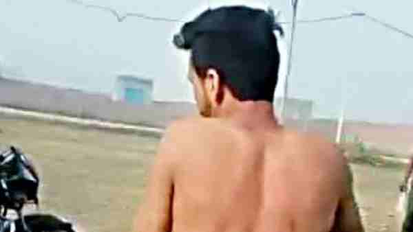 young man were naked and beaten fiercely In Amritsar young man were naked and beaten fiercely In Amritsar