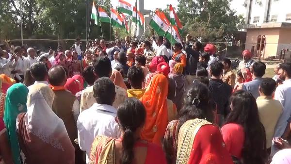 बिंदौरी में दिखा देशभक्ति का रंग