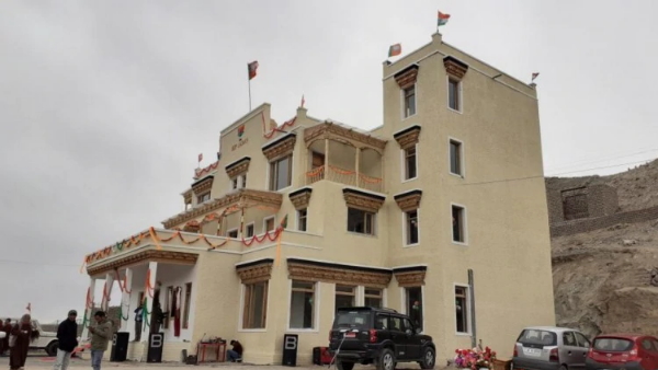 BJP headquarters in Ladakh inaugurated at an altitude of 11 thousand feet BJP headquarters in Ladakh inaugurated at an altitude of 11 thousand feet