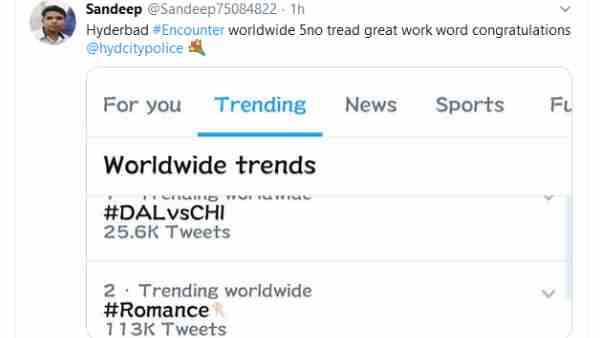 Hyderabad doctor murder case: social media reaction to the encounter of accused