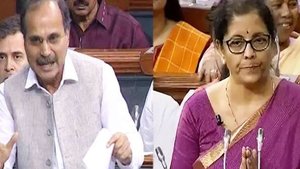 अधीर रंजन के बयान पर निर्मला सीतारमण का पलटवार