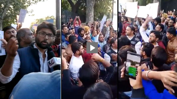 CAA Protest today in gujarat: Jignesh Mevani post videos of protesters from vadagam CAA Protest today in gujarat: Jignesh Mevani post videos of protesters from vadagam