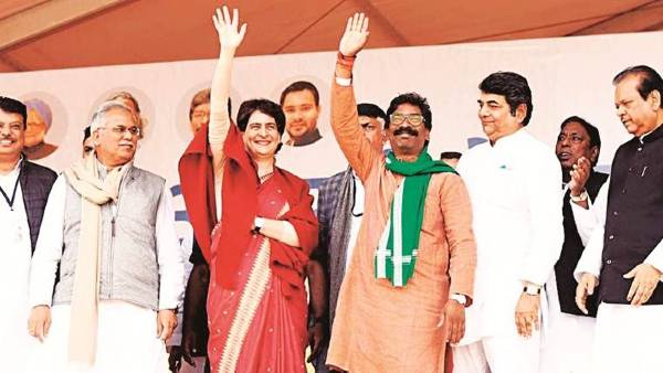 पिछले चुनाव में सहयोगी दल AJSU के साथ मैदान में उतरी थी बीजेपी पिछले चुनाव में सहयोगी दल AJSU के साथ मैदान में उतरी थी बीजेपी