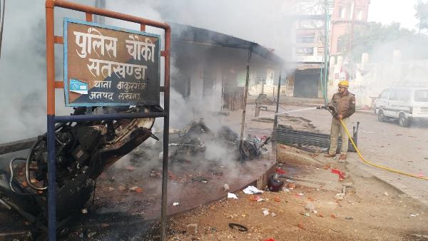 caa protest one died in lucknow violence caa protest one died in lucknow violence