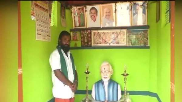 तमिलनाडु के किसान ने बनाया प्रधानमंत्री मोदी का मंदिर