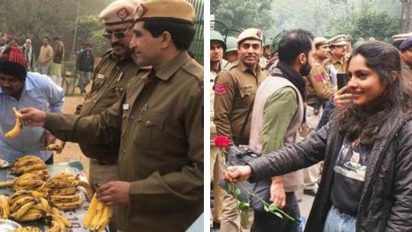 पुलिस और प्रदर्शनकारियों के बीच एकता