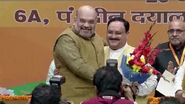 बीजेपी की कमान जेपी नड्डा के हाथों में