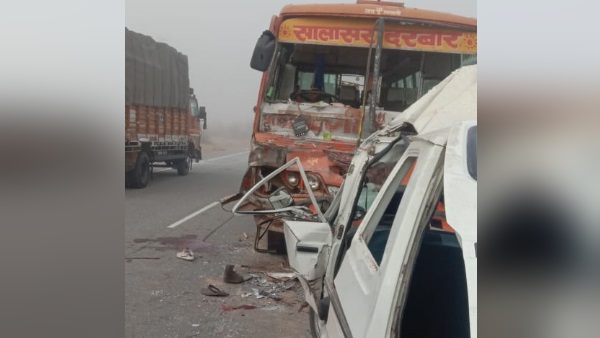 accident churu bikaner