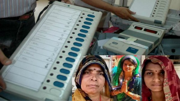 बूंदी के देलून्दा में ईवीएम हुई खराब