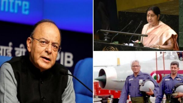 Arun Jaitley, Sushma Swaraj and George Fernandes conferred with Padma Vibhushan award Arun Jaitley, Sushma Swaraj and George Fernandes conferred with Padma Vibhushan award