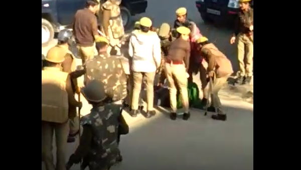 Police action agaisnt caa nrc protesters