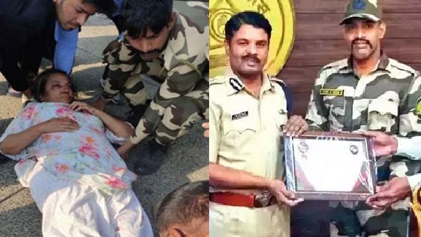 गार्ड को एक एनजीओ ने सम्मानित किया