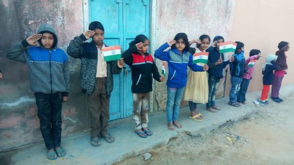  भारत माता के जयकारे गूंजे