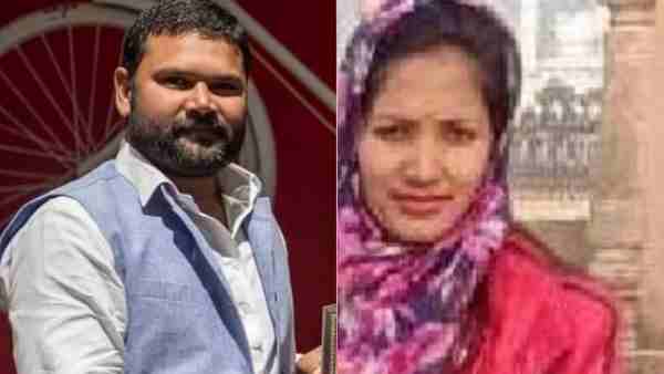 पत्नी मीनू के साथ सपा नेता ने खरीदी थी मिठाई