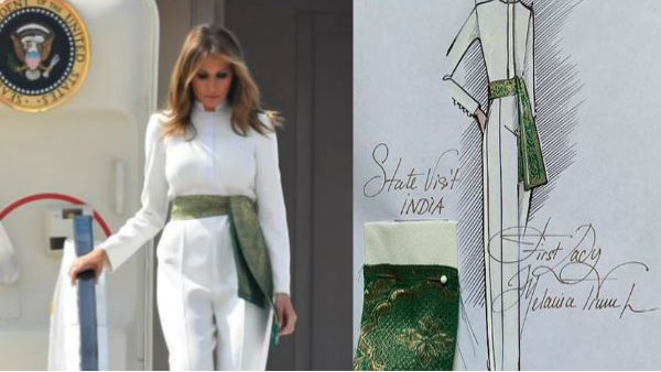 क्यों खास है मेलानिया के कमर पर बंधी ग्रीन बेल्ट