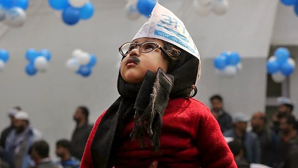 तीसरी बार सीएम पद की शपथ लेंगे अरविंद केजरीवाल