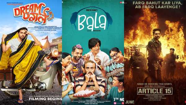 2019 में रिलीज आयुष्मान खुराना की तीनों फिल्में कॉमर्शियली हिट रहीं