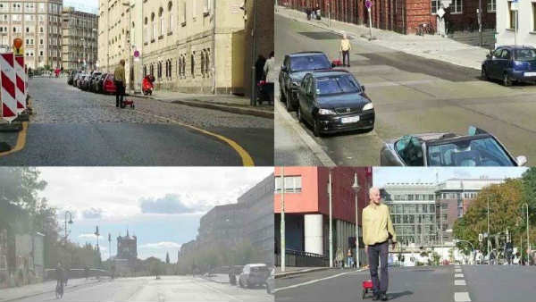 99 स्मार्टफोन्स को एक छोटी गाड़ी में डाला और फिर विभिन्न सड़कों पर घुमाया