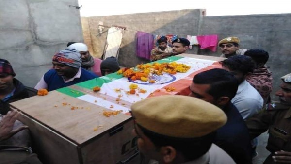Hanumangarh Soldier Vikas prajapat died Due to heart attack