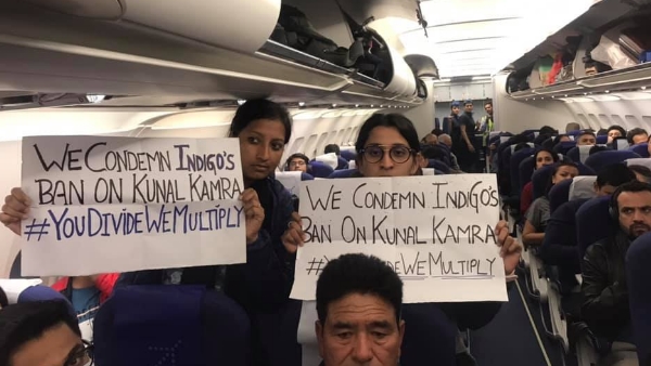  पोस्टर पर #Youdividewemultiply का हैशटैग था