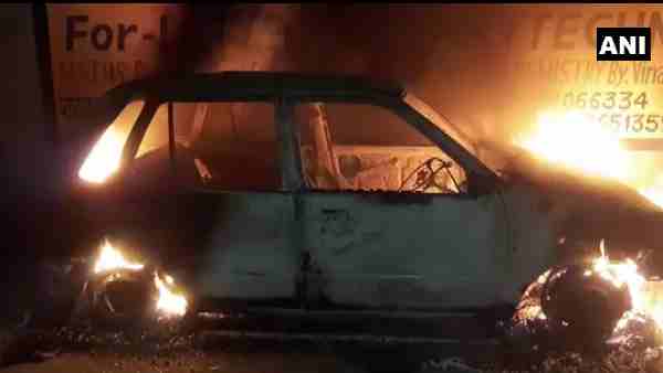 मां सरस्वती प्रतिमा विसर्जन के दौरान हुई हिंसा