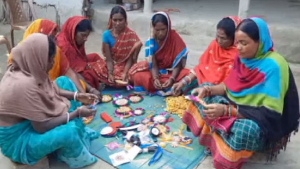 पूर्णिया की महिलाओं ने सबका ध्यान आकर्षित किया