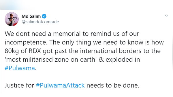 माकपा नेता ने उठाया ये सवाल