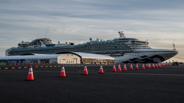 जापानी क्रूज पर 41 लोग कोरोना वायरस से संक्रमित पाए गए