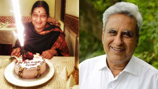 'हैप्पी बर्थडे सुषमा स्वराज, हमारे जीवन की खुशी'