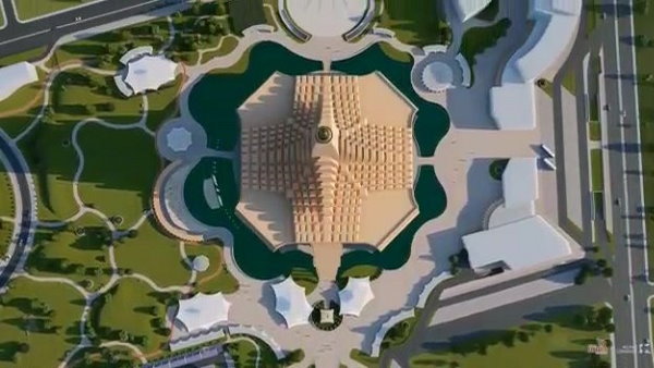 मंदिर में ही 3000 वृक्षों का रोपण किया जाएगा