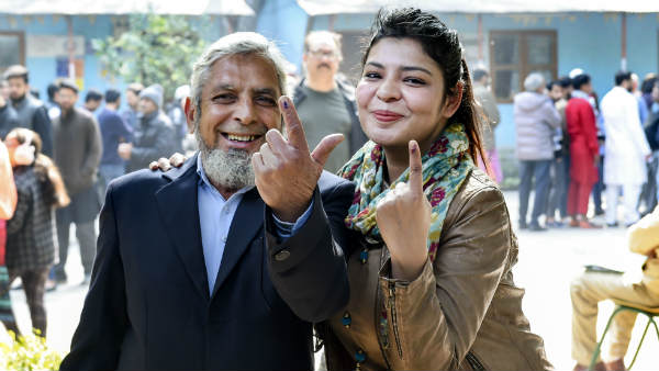 फर्स्ट टाइम वोटरों में भी रहा 'आप' का दबदबा 