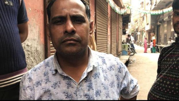 शिव विहार इलाके में रहने वाले हाशिम