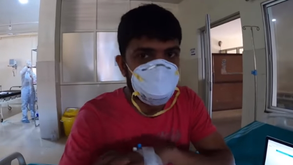 यूट्यूब पर आईसोलेशन वार्ड का वीडियो