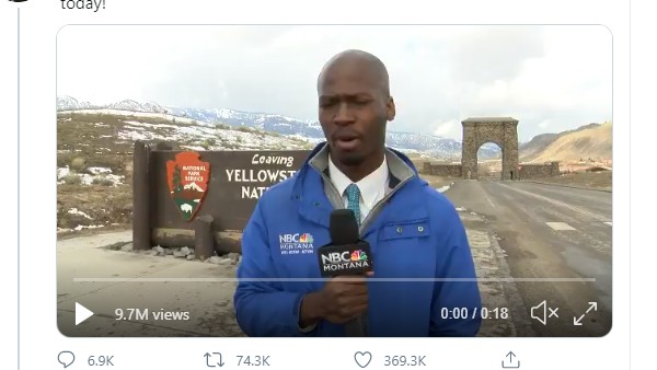  खुद रिपोर्टर ने साझा किया वीडियो 