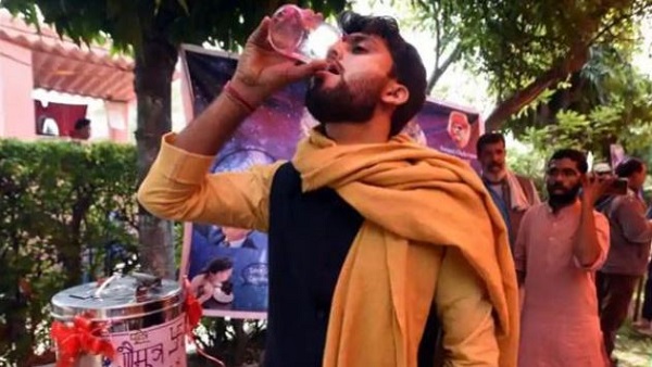 भाजपा कार्यकर्ता को पुलिस ने किया गिरफ्तार