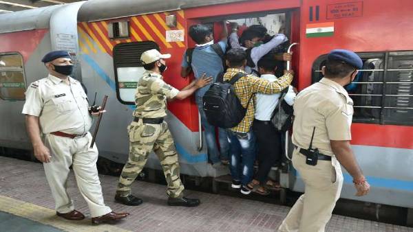 संपर्क क्रांति ट्रेन में 8 यात्री कोरोना टेस्ट में पॉजिटिव पाए गए